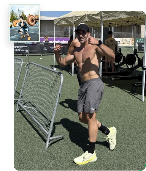Toni en competición de CrossFit